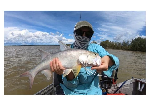 Aimee has gone and caught Dinner