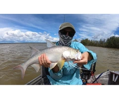 Aimee has gone and caught Dinner