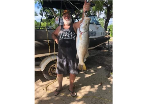 Phil Right now off the beach right  Barramundi