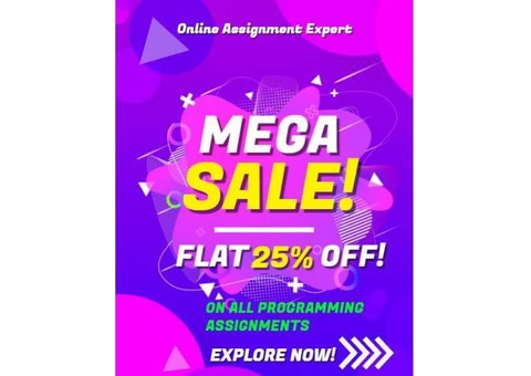 Order in for your programming assignment help with Online Assignment Expert!