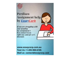 Perdisco practice set solutions