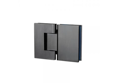 Kenzie Glass to Glass Shower Hinge Brushed Gunmetal