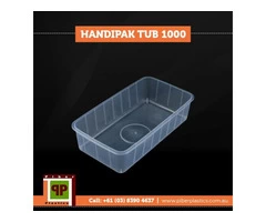 Store Food in Premium grade and BFA-free Plastic Tubs