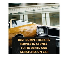 Best Bumper Repairs Service in Sydney to Fix Dents and Scratches on Car