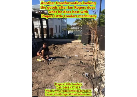 Construction Landscape Services - Rogers Little Loaders. - 3/3