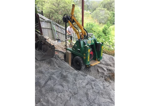 Tight Access Machinery Landscaping Services - Rogers Little Loaders. - 1/3
