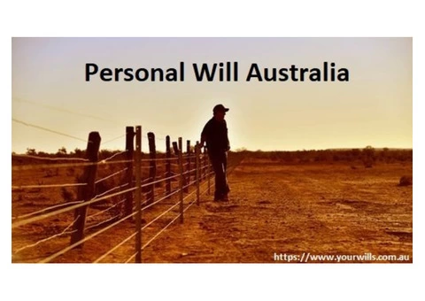 Prepare Your Personal Will in Australia Online