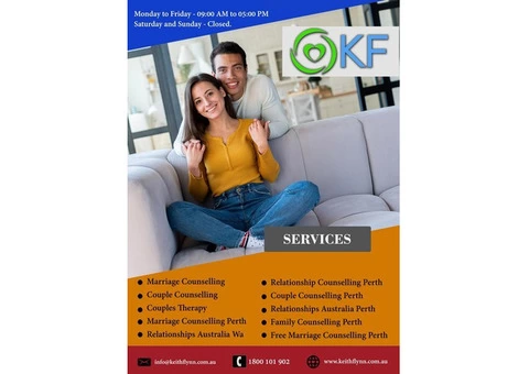 Marriage Counselling In Perth Is Provided By An Experienced Counsellor