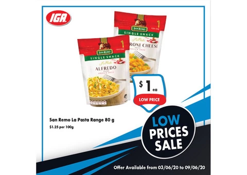 Grocery item For Sale IGA Ravenswood