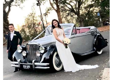 Vintage wedding cars in Sydney