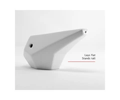 Prism - Ceramic Hand Pipe - White