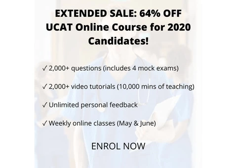 iCanMed UCAT Couse @64% OFF