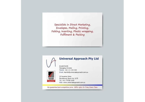 Looking for Urgent Business Card Printing?