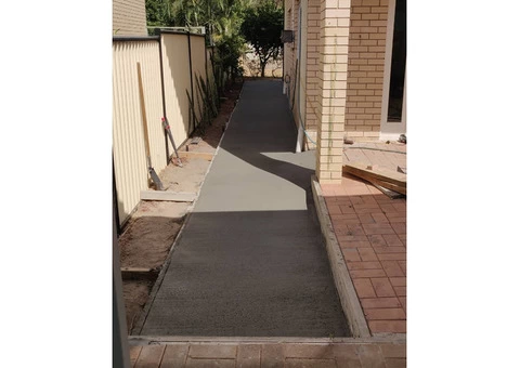 Concrete path and stormwater drainage - Rogers Little Loaders - 5/7