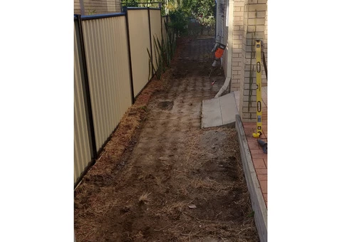 Concrete path and stormwater drainage - Rogers Little Loaders - 6/7