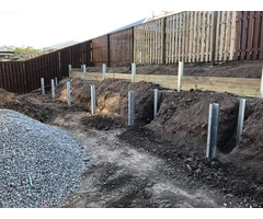 Double Wall Retaining - Rogers Little Loaders.