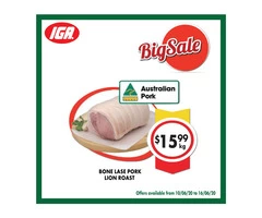 Grocery item For Sale IGA Ravenswood