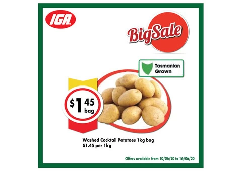 Grocery item For Sale IGA Ravenswood