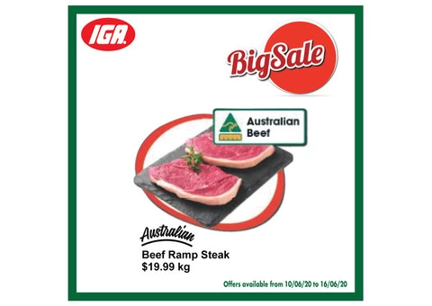 Grocery item For Sale IGA Ravenswood