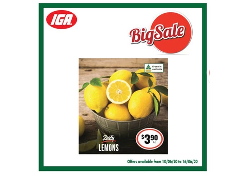 Grocery item For Sale IGA Ravenswood
