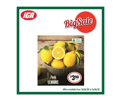 Grocery item For Sale IGA Ravenswood