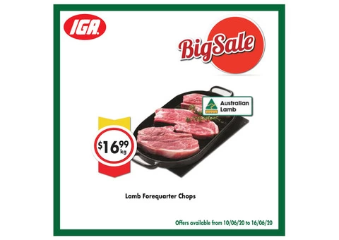 Grocery item For Sale IGA Ravenswood