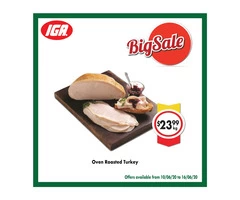 Grocery item For Sale IGA Ravenswood