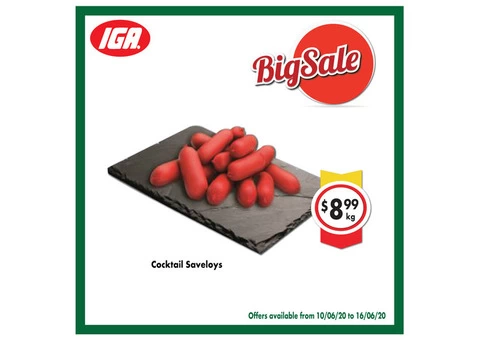 Grocery item For Sale IGA Ravenswood
