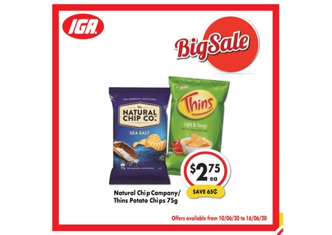 Grocery item For Sale IGA Ravenswood