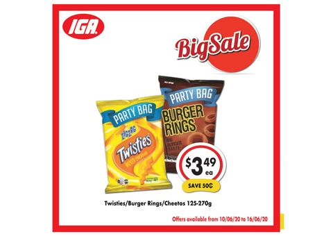 Grocery item For Sale IGA Ravenswood