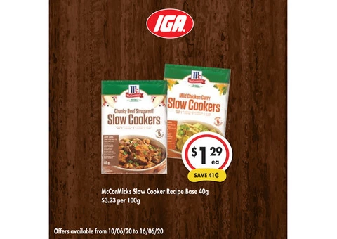 Grocery item For Sale IGA Ravenswood