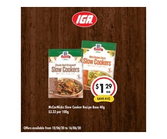 Grocery item For Sale IGA Ravenswood