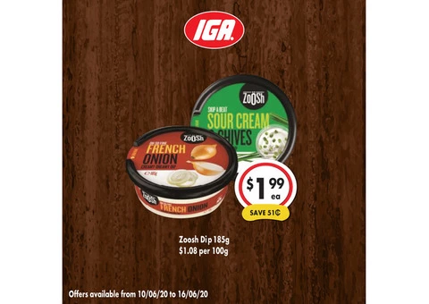 Grocery item For Sale IGA Ravenswood