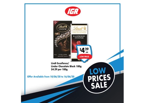 Grocery item For Sale IGA Ravenswood
