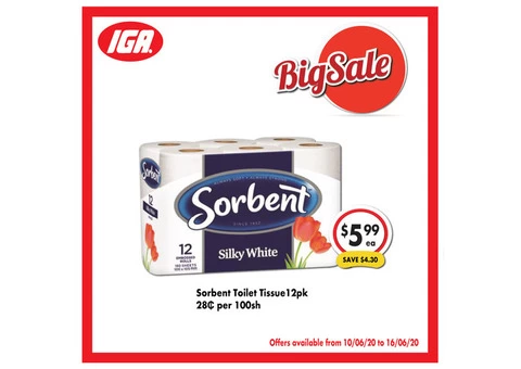 Grocery item For Sale IGA Ravenswood