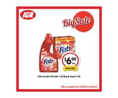 Grocery item For Sale IGA Ravenswood