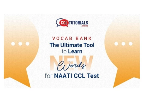 Vocab Bank: The ultimate tool to learn new words for NAATI CCL Test.