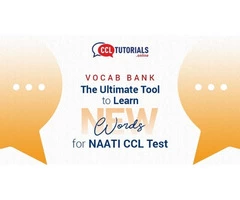 Vocab Bank: The ultimate tool to learn new words for NAATI CCL Test.