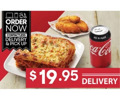Pasta Wings Meal For Sale Pizza hut Orange