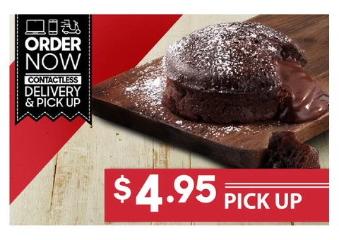 HERSHEY'S Lava Cake For Sale Pizza hut Orange