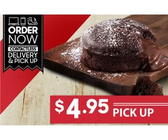 HERSHEY'S Lava Cake For Sale Pizza hut Orange