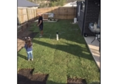 Turfing & Turf Preparation Services - Rogers Little Loaders. - 7/8