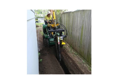 Trenching Services - Rogers Little Loaders. - 1/5