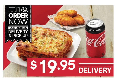 Pasta Wings Meal For Sale Pizza hut Orange