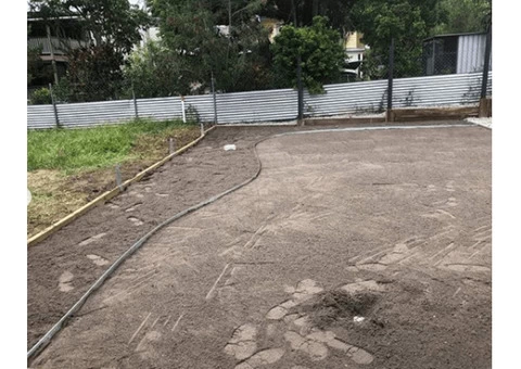Full irrigation System Installation - Rogers Little Loaders. - 4/8