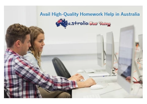 Avail High-Quality Homework Help in Australia
