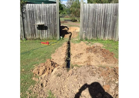 House Stormwater Routing Services - Rogers Little Loaders. - 4/7