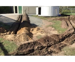 House Drainage Routing Services - Rogers Little Loaders.
