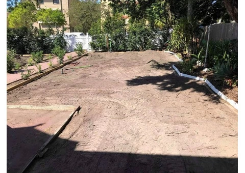 Lawn Front ReTurfing Services - Rogers Little Loaders. - 5/6