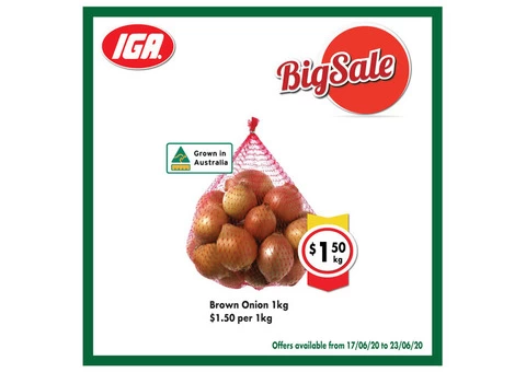 Grocery item For Sale IGA Ravenswood